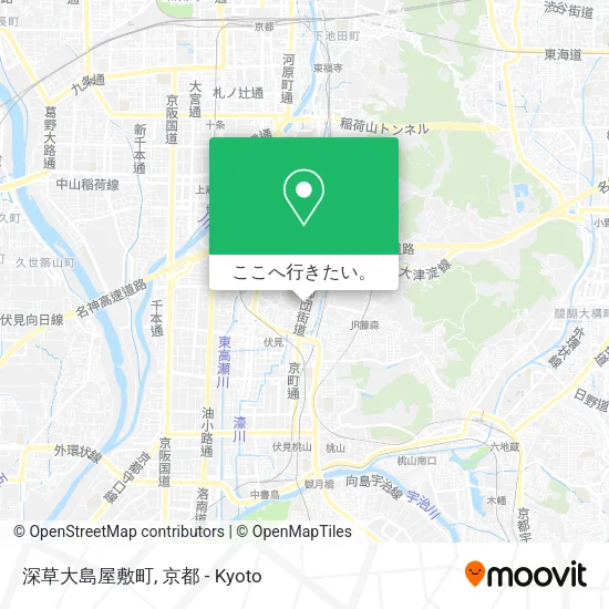 深草大島屋敷町地図
