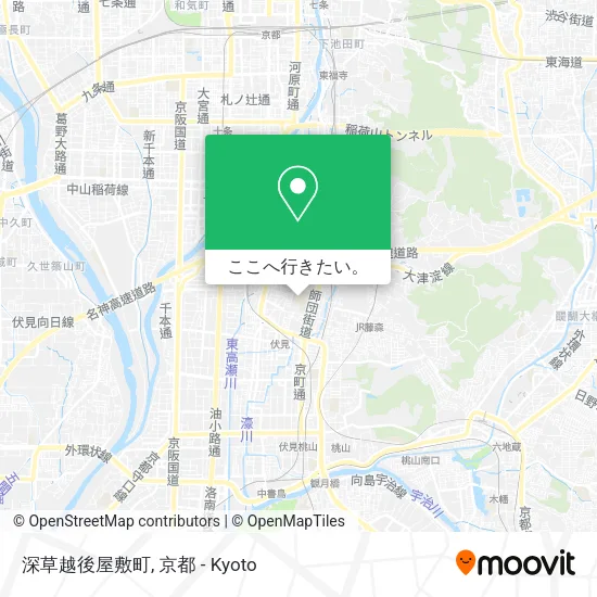 深草越後屋敷町地図