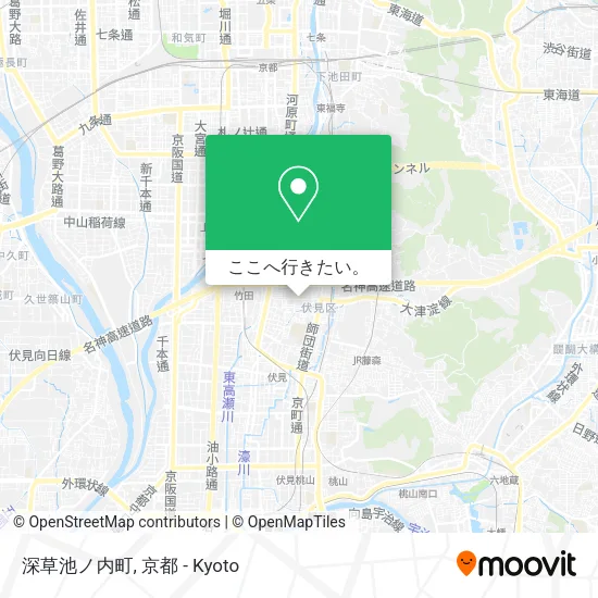深草池ノ内町地図