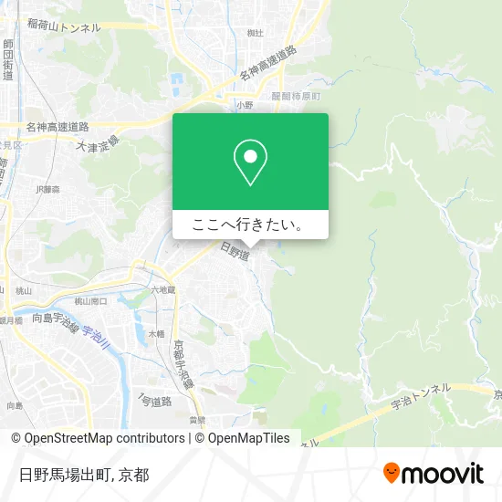 日野馬場出町地図