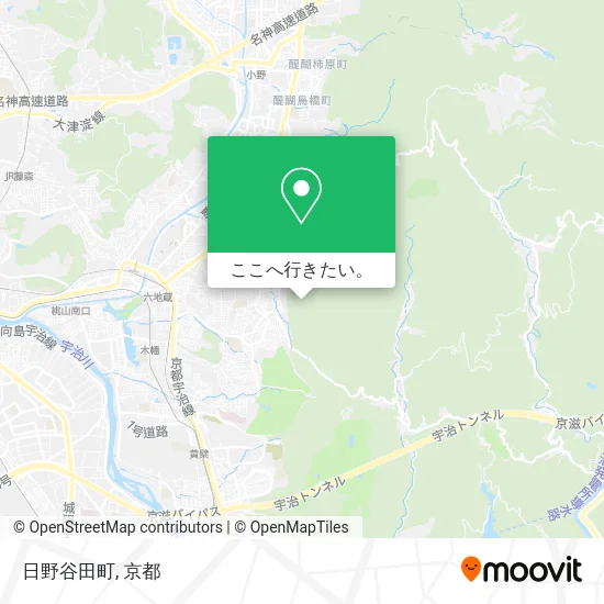 日野谷田町地図