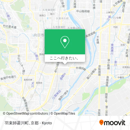 羽束師菱川町地図