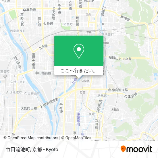 竹田流池町地図