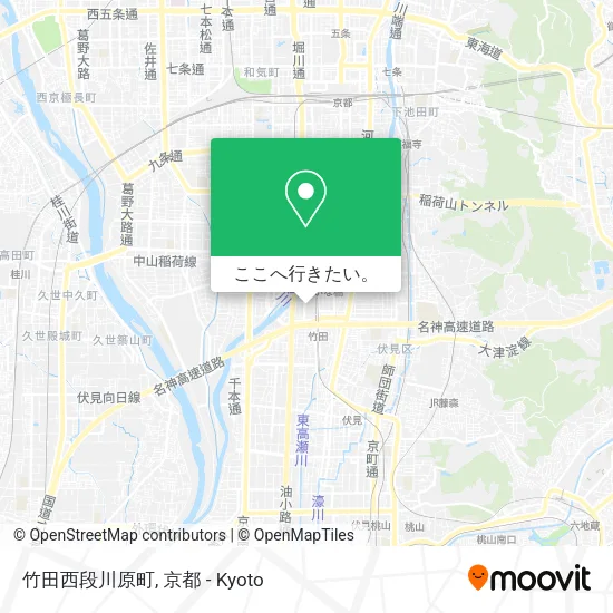竹田西段川原町地図
