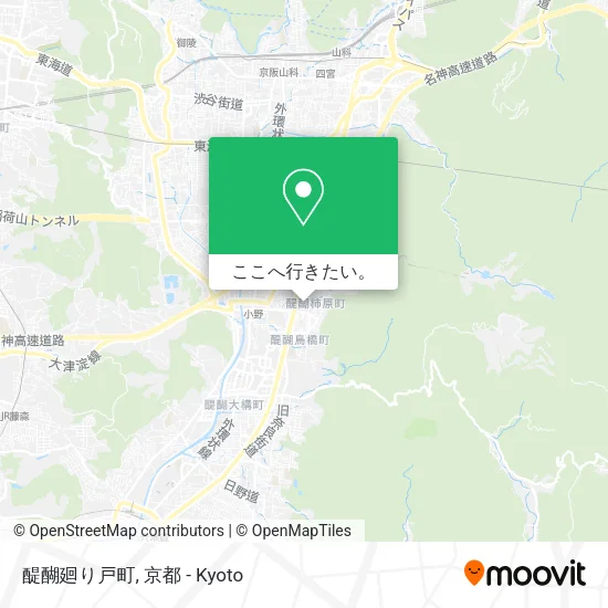 醍醐廻り戸町地図