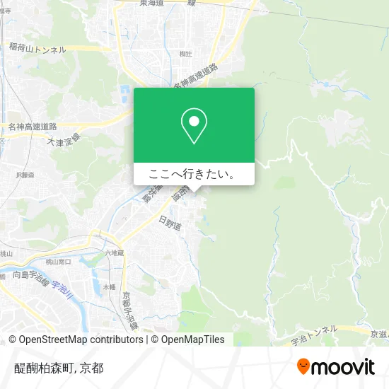 醍醐柏森町地図