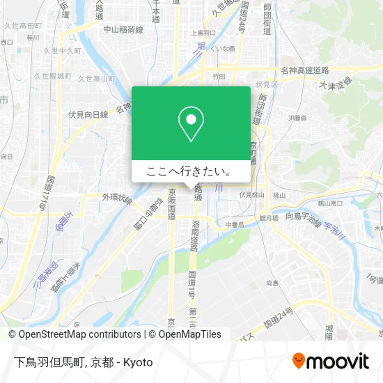 下鳥羽但馬町地図