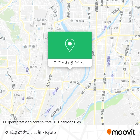 久我森の宮町地図