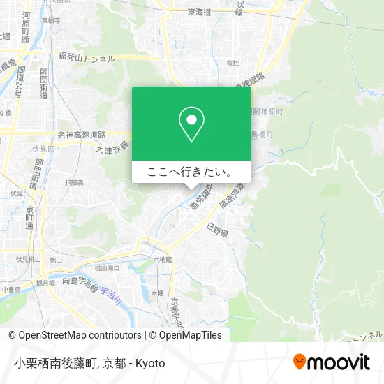 小栗栖南後藤町地図