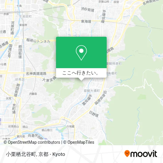 小栗栖北谷町地図