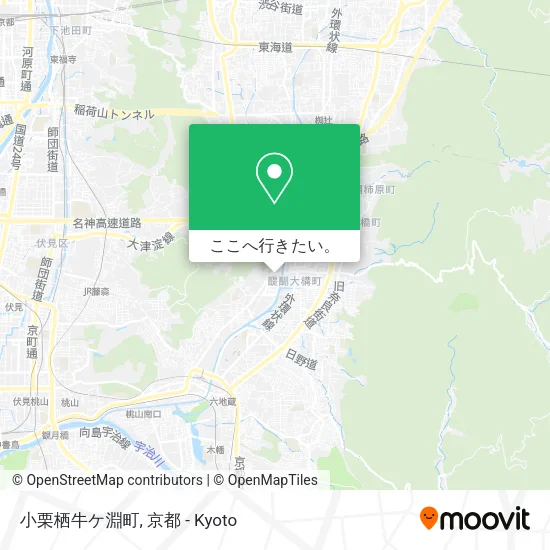 小栗栖牛ケ淵町地図