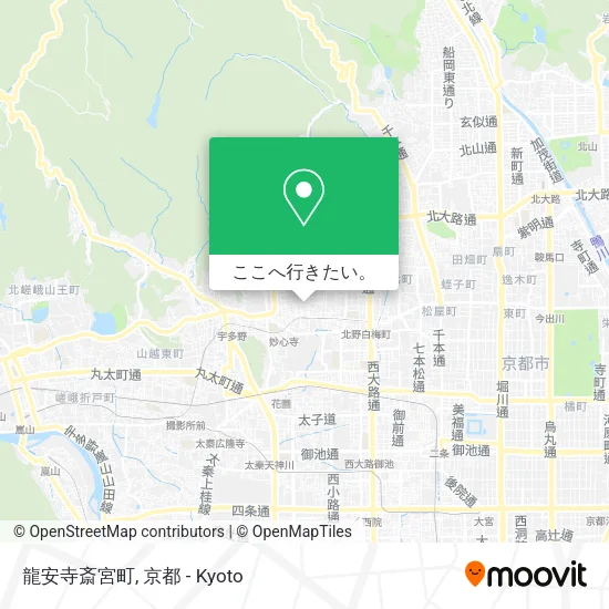 龍安寺斎宮町地図