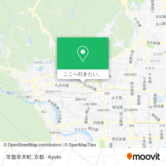 常盤草木町地図