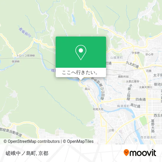 嵯峨中ノ島町地図