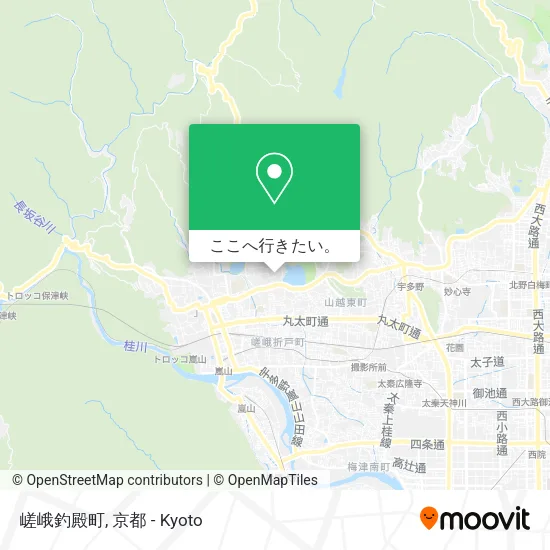 嵯峨釣殿町地図