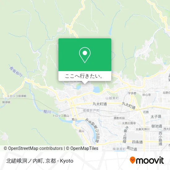 北嵯峨洞ノ内町地図