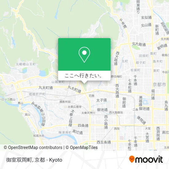 御室双岡町地図