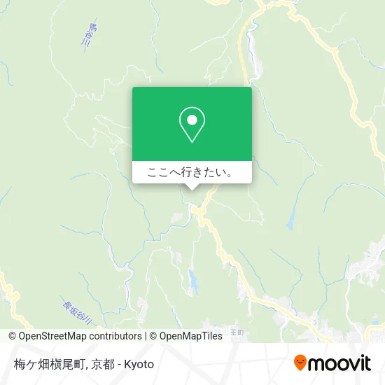 梅ケ畑槇尾町地図