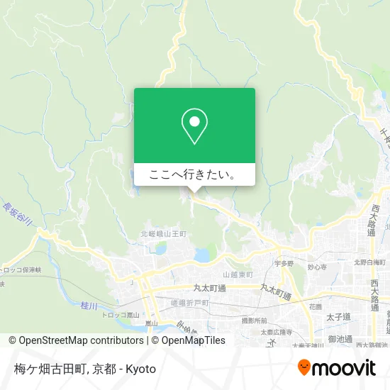 梅ケ畑古田町地図