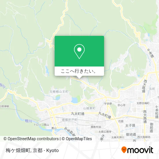 梅ケ畑畑町地図