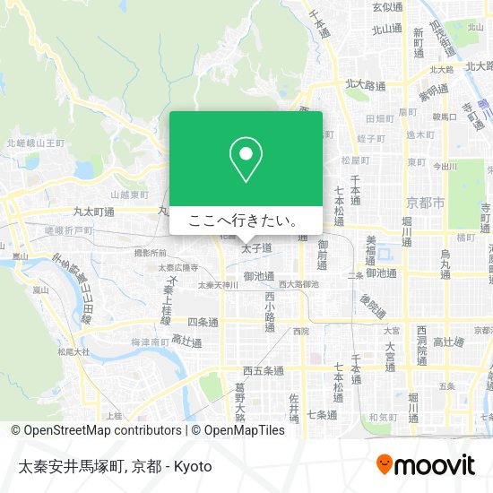太秦安井馬塚町地図