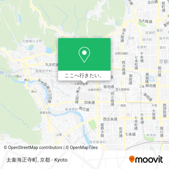 太秦海正寺町地図