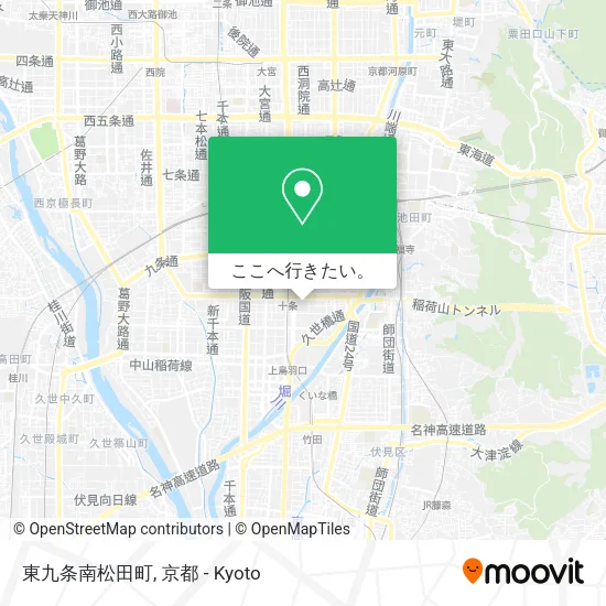 東九条南松田町地図