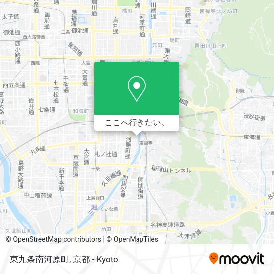 東九条南河原町地図