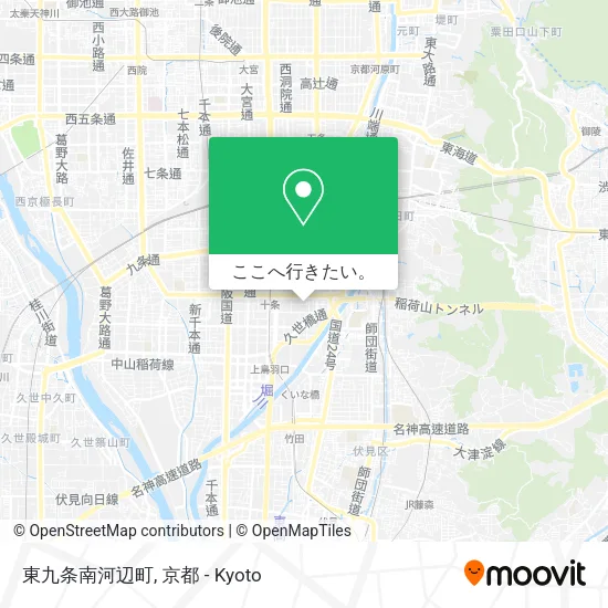 東九条南河辺町地図