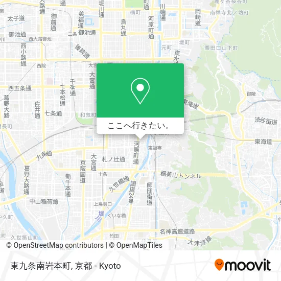 東九条南岩本町地図