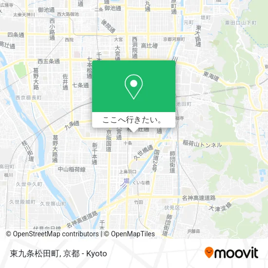 東九条松田町地図