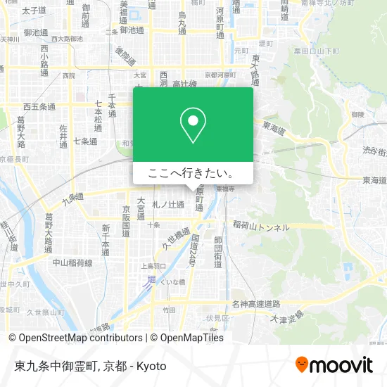 東九条中御霊町地図
