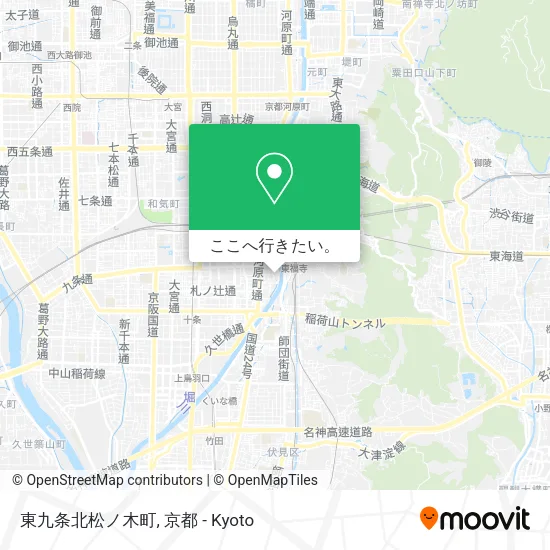 東九条北松ノ木町地図