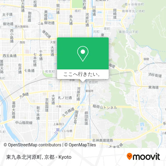 東九条北河原町地図