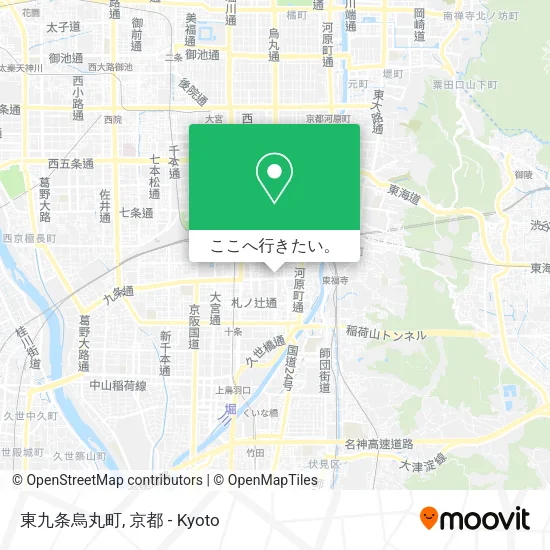 東九条烏丸町地図