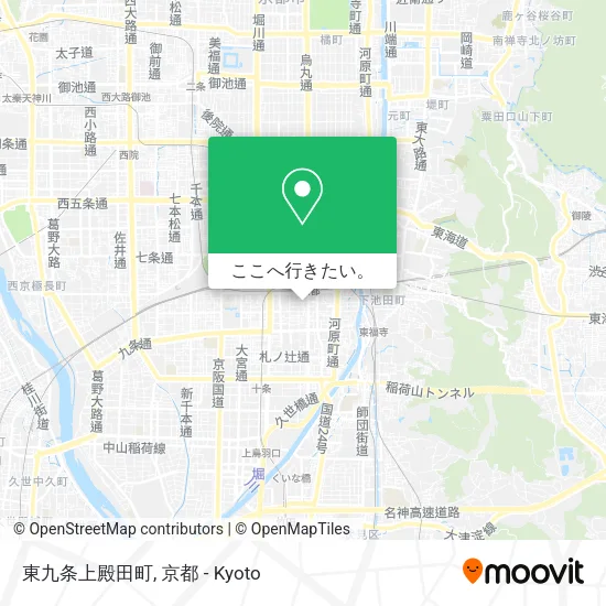 東九条上殿田町地図