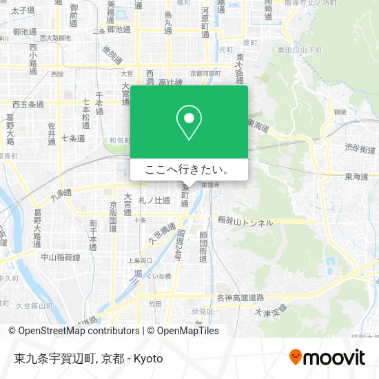 東九条宇賀辺町地図