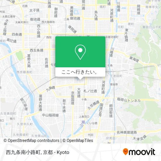 西九条南小路町地図