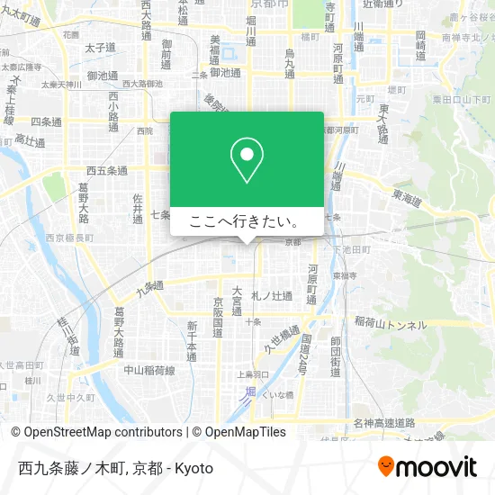 西九条藤ノ木町地図