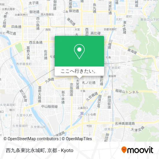西九条東比永城町地図