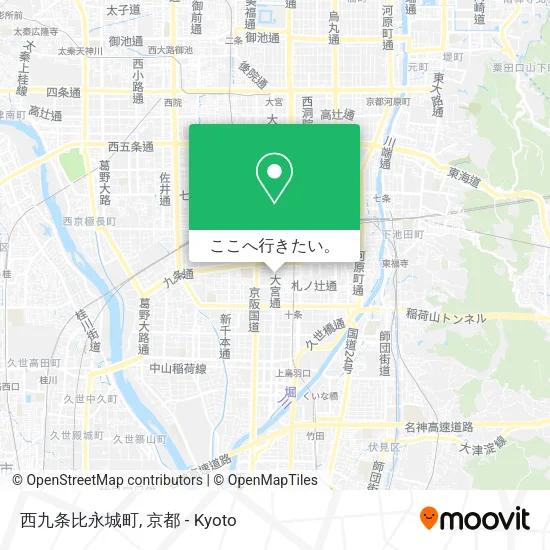 西九条比永城町地図