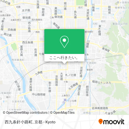 西九条針小路町地図