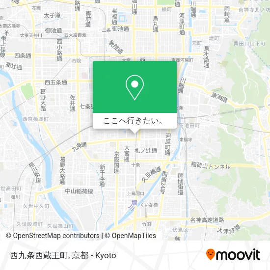 西九条西蔵王町地図