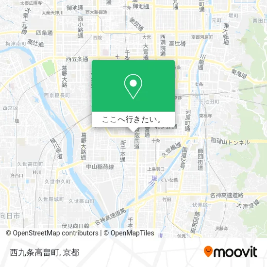 西九条高畠町地図