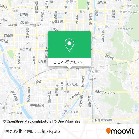 西九条北ノ内町地図