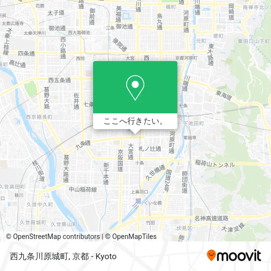 西九条川原城町地図