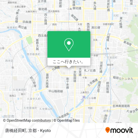 唐橋経田町地図