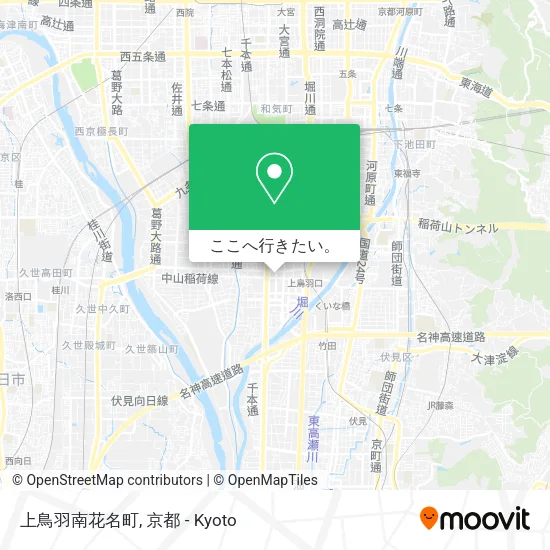 上鳥羽南花名町地図