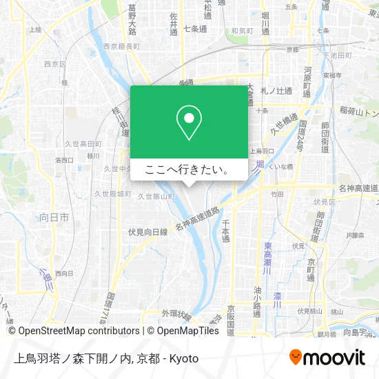 上鳥羽塔ノ森下開ノ内地図