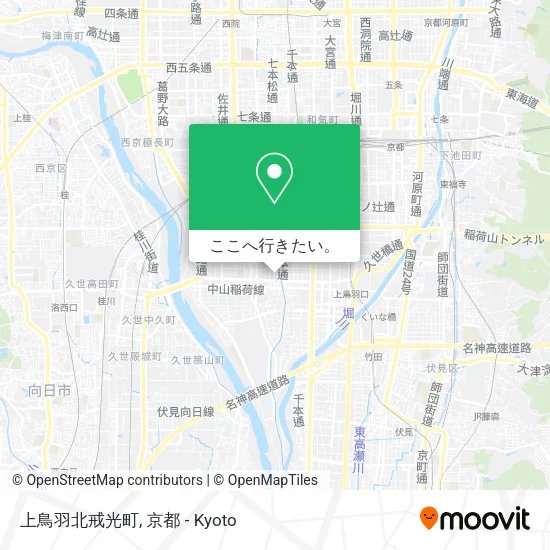 上鳥羽北戒光町地図